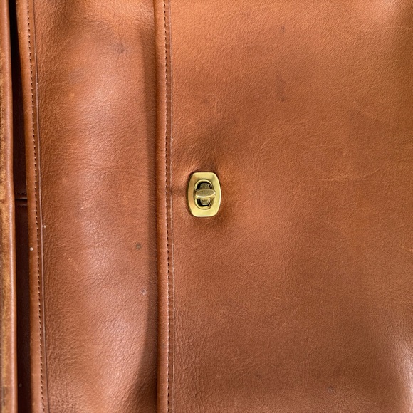 Coach Brown Leather Messenger Bag - Picture 4 of 10